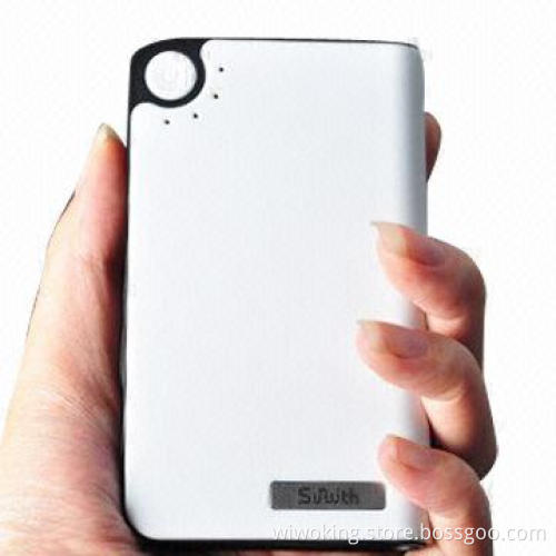 LED Torch 8,200mAh Large Capacity Portable Power Bank with Two USB Ports for iPhone/iPad